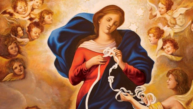 Virgen María Desatando Nudos